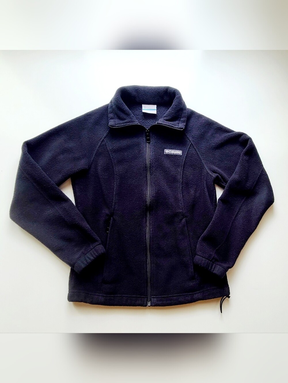 Columbia Black Fleece Jacket Womens Size Petite Extra Small